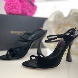 Donna Karan Collection Black Sandals *Original $345*